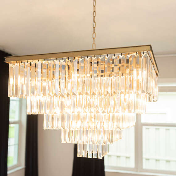 Light ceiling-gold hanging lamp